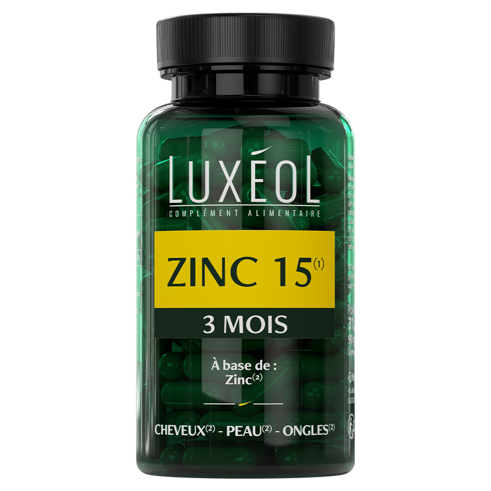 Luxéol Luxéol Zinc 15 Complément alimentaire