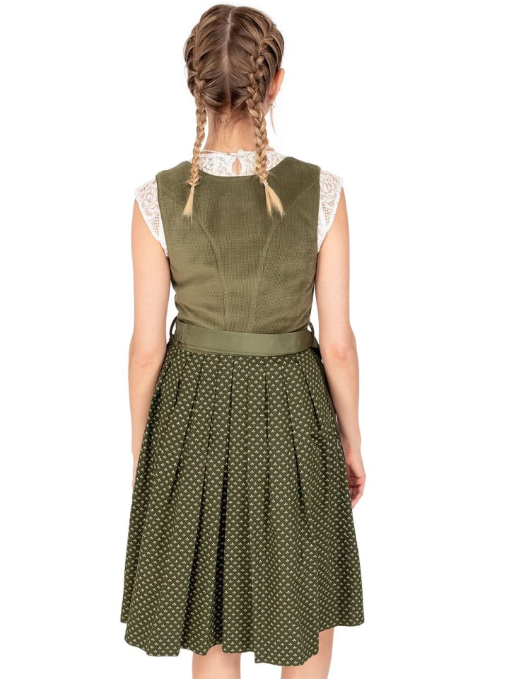 MarJo Midi Dirndl GAUTING in grün günstig kaufen