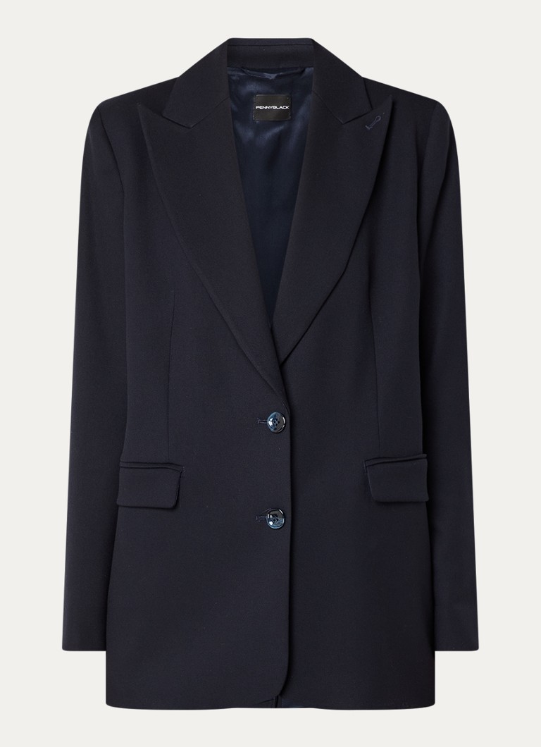 Pennyblack Rigel blazer with flap pockets and shoulder pads