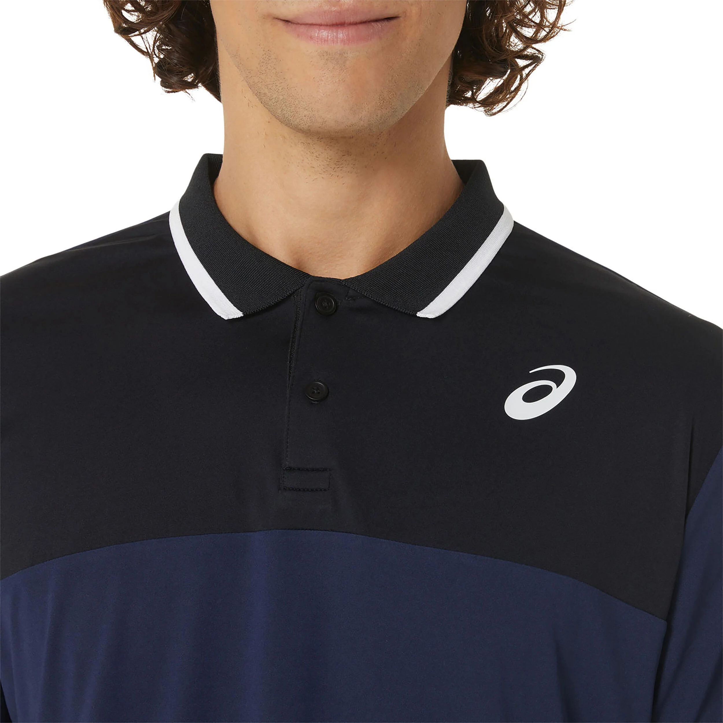 Court Polo Herren - Dunkelblau, Schwarz
