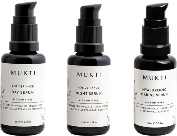 Mukti Organics Age Defiance Mini Collection Gesichtspflegeset