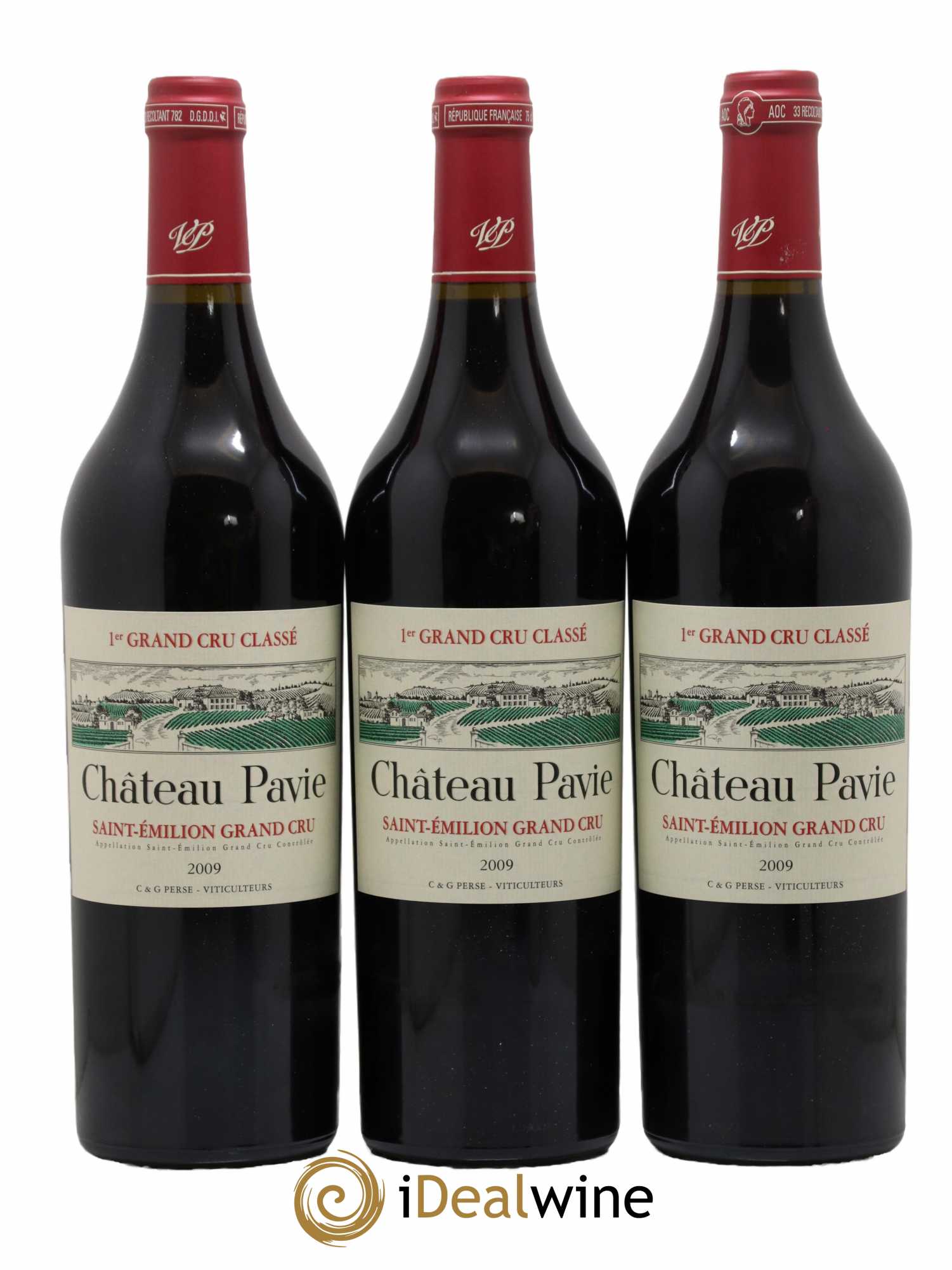 Château Pavie 1er Grand Cru Classé A  2009 - Lot de 6 Bouteilles