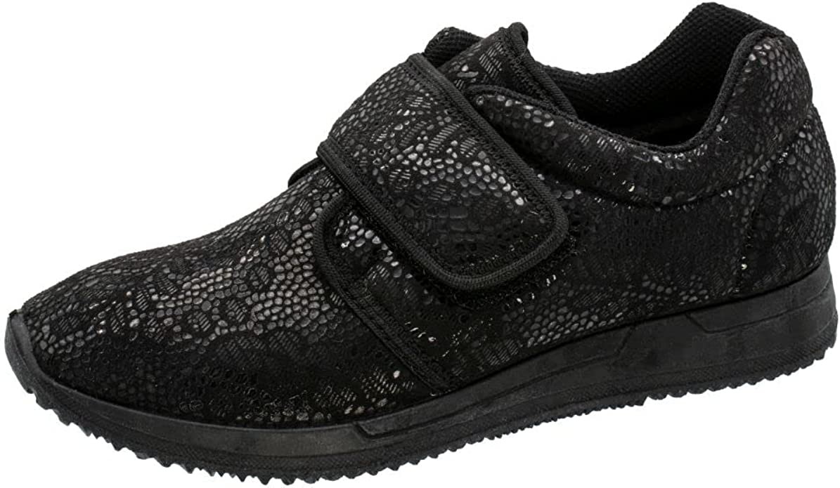 FISCHER MARKENSCHUH Komfort Slipper schwarz
