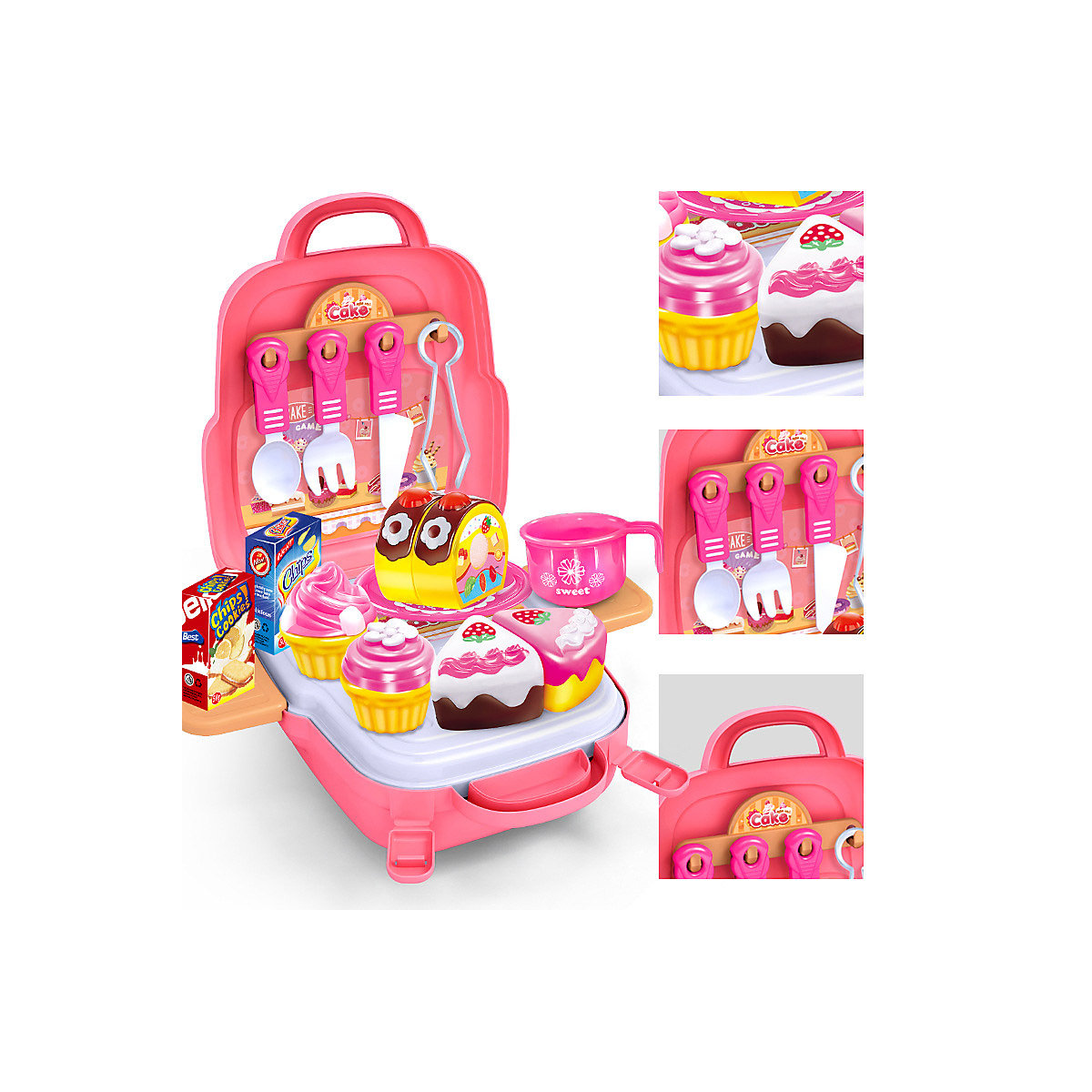 Rucksackspielzeug für Kinder Simulations-Spielhaus-Set