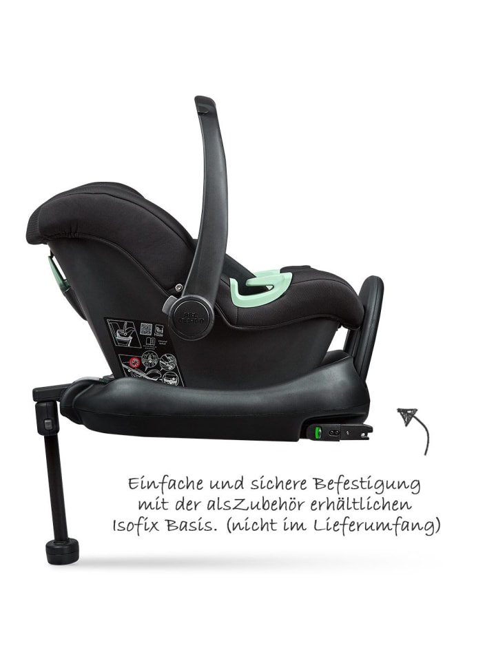 ABC-Design Babyschale Tulip (Autositz Gruppe 0 ) - Black in schwarz günstig kaufen onesize