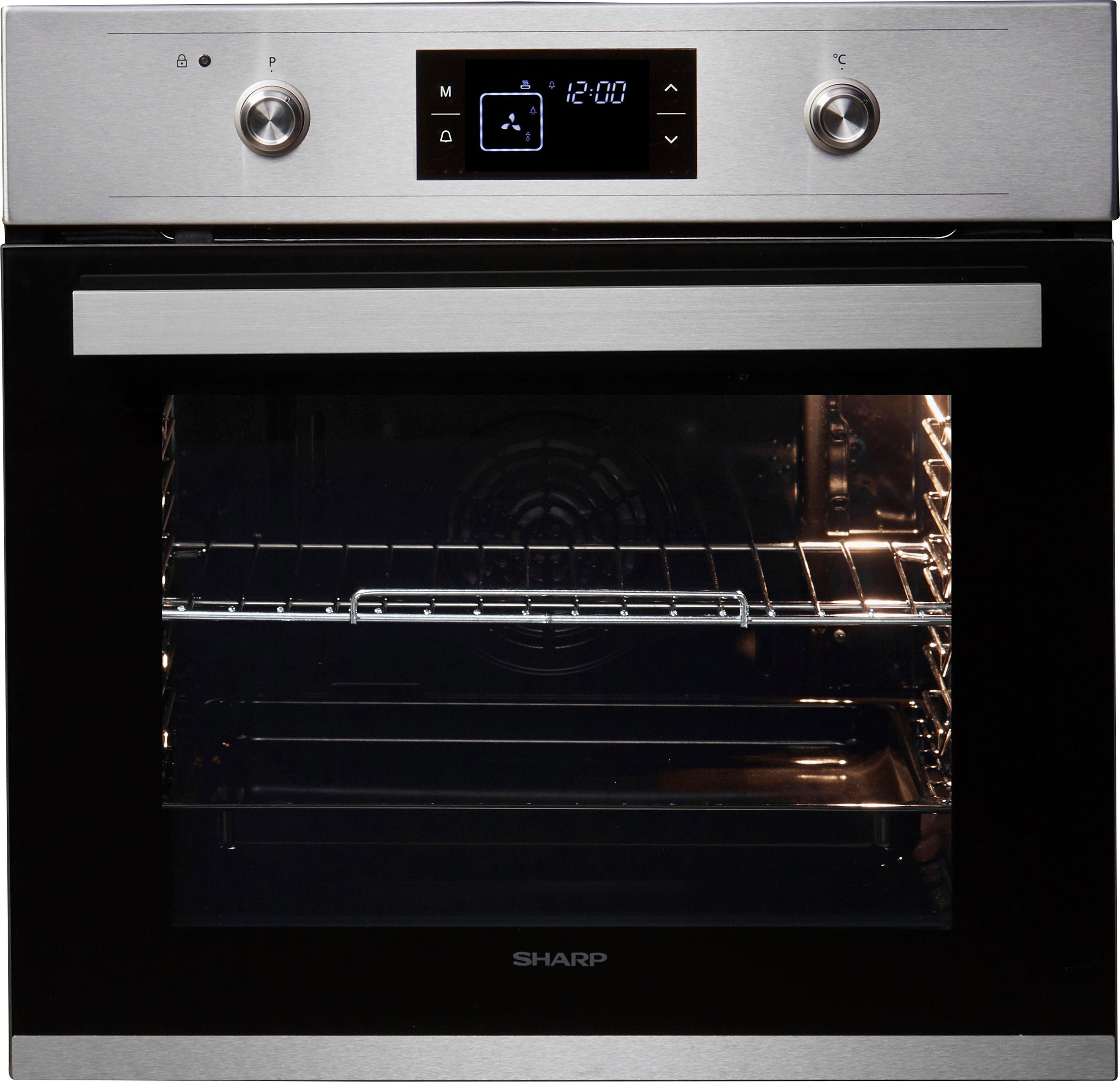 Sharp Pyrolyse Backofen K-61V28IM1-EU, Pyrolyse-Selbstreinigung