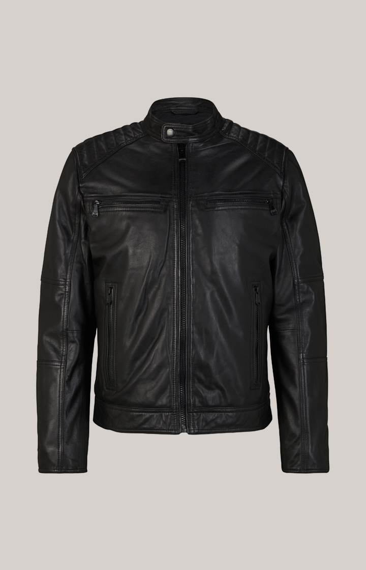 Lederjacke Baldo in Schwarz