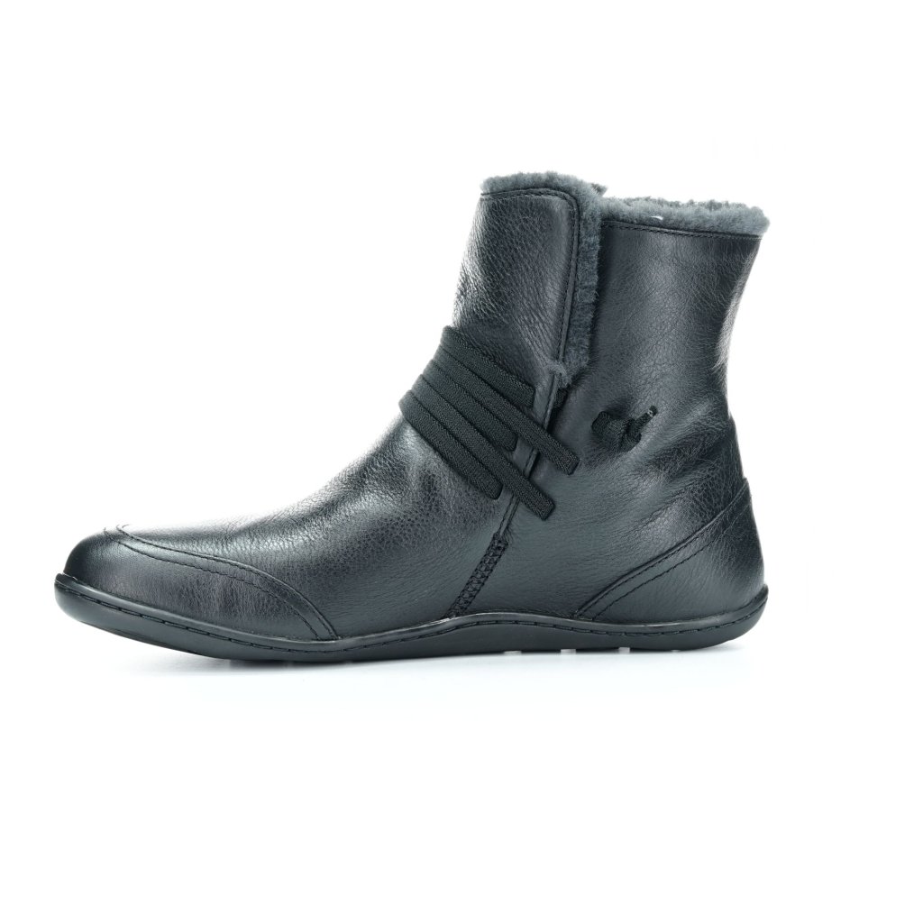 Camper Peu Cami Sella Negro Black(K400505-012) schwarze Barfußstiefeletten