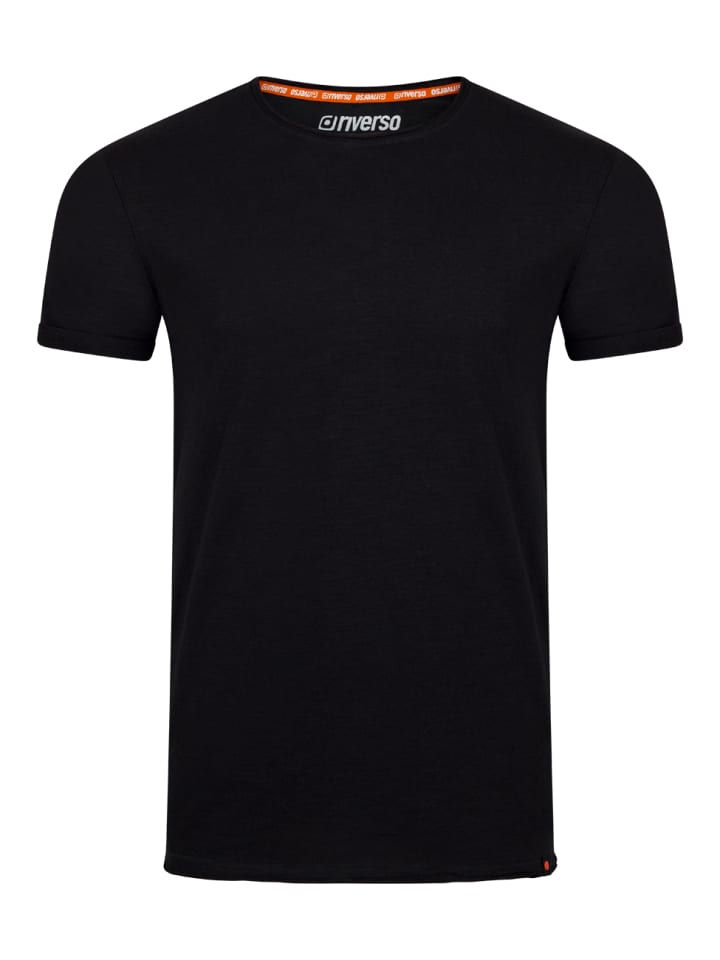 riverso  T-Shirt RIVLenny O-Neck in Schwarz günstig kaufen