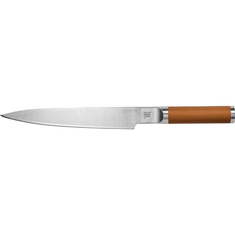 Fiskars Tranchiermesser Stahl, Holz 1026422 Braun, Silber