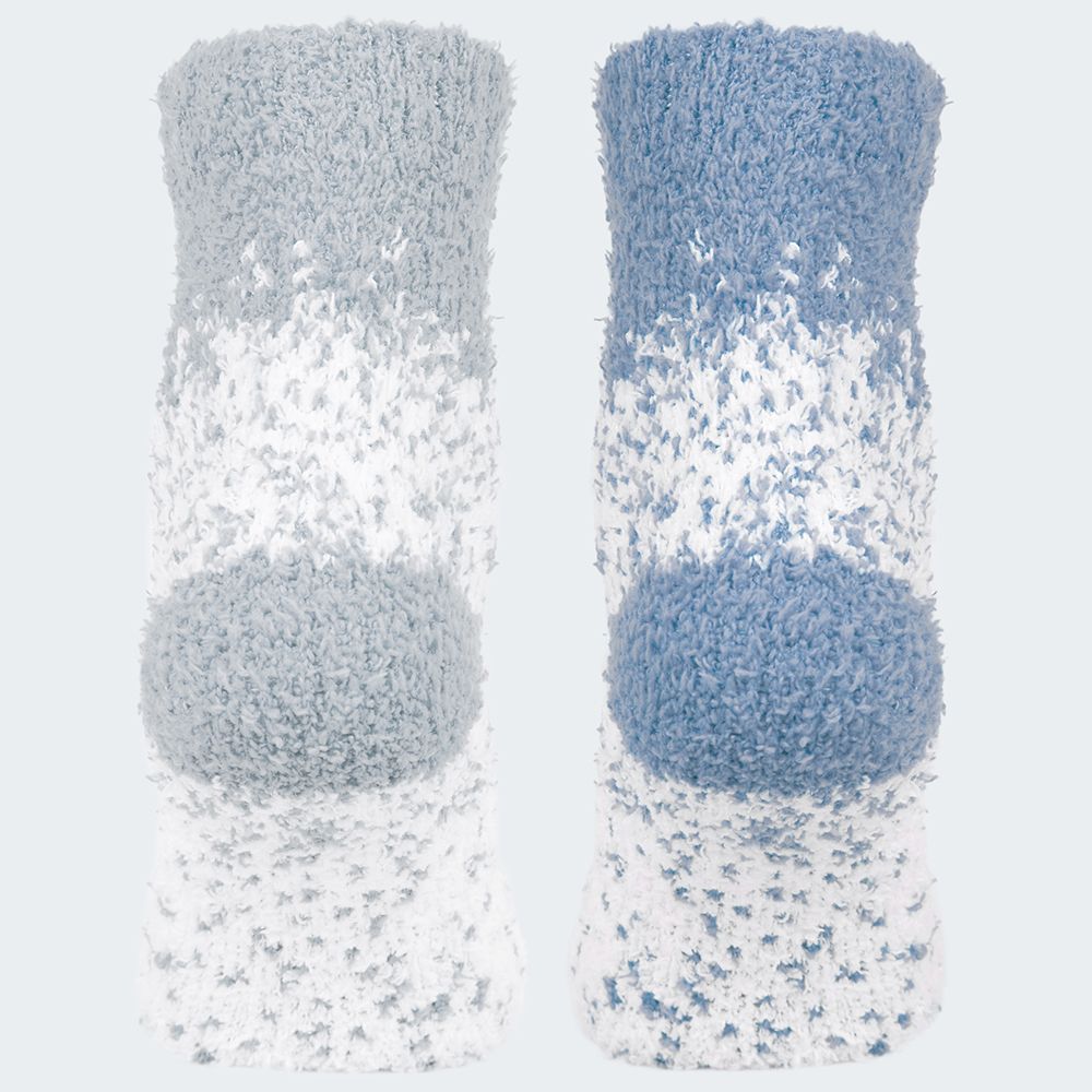 Black Snake Grau/Blau 2-Pack Damen Kuschelsocken