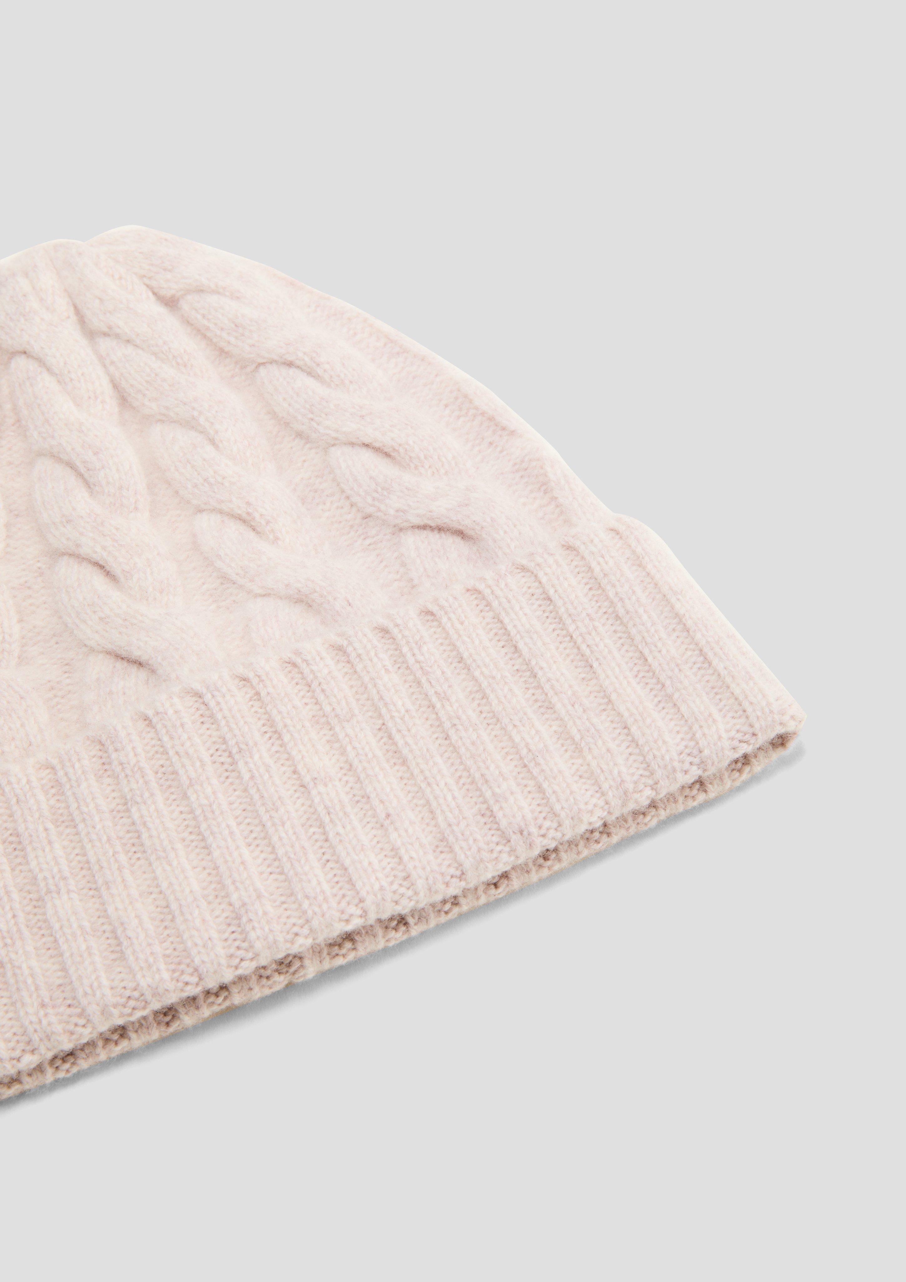 Strickmütze aus reiner Wolle  2133716-07W0
