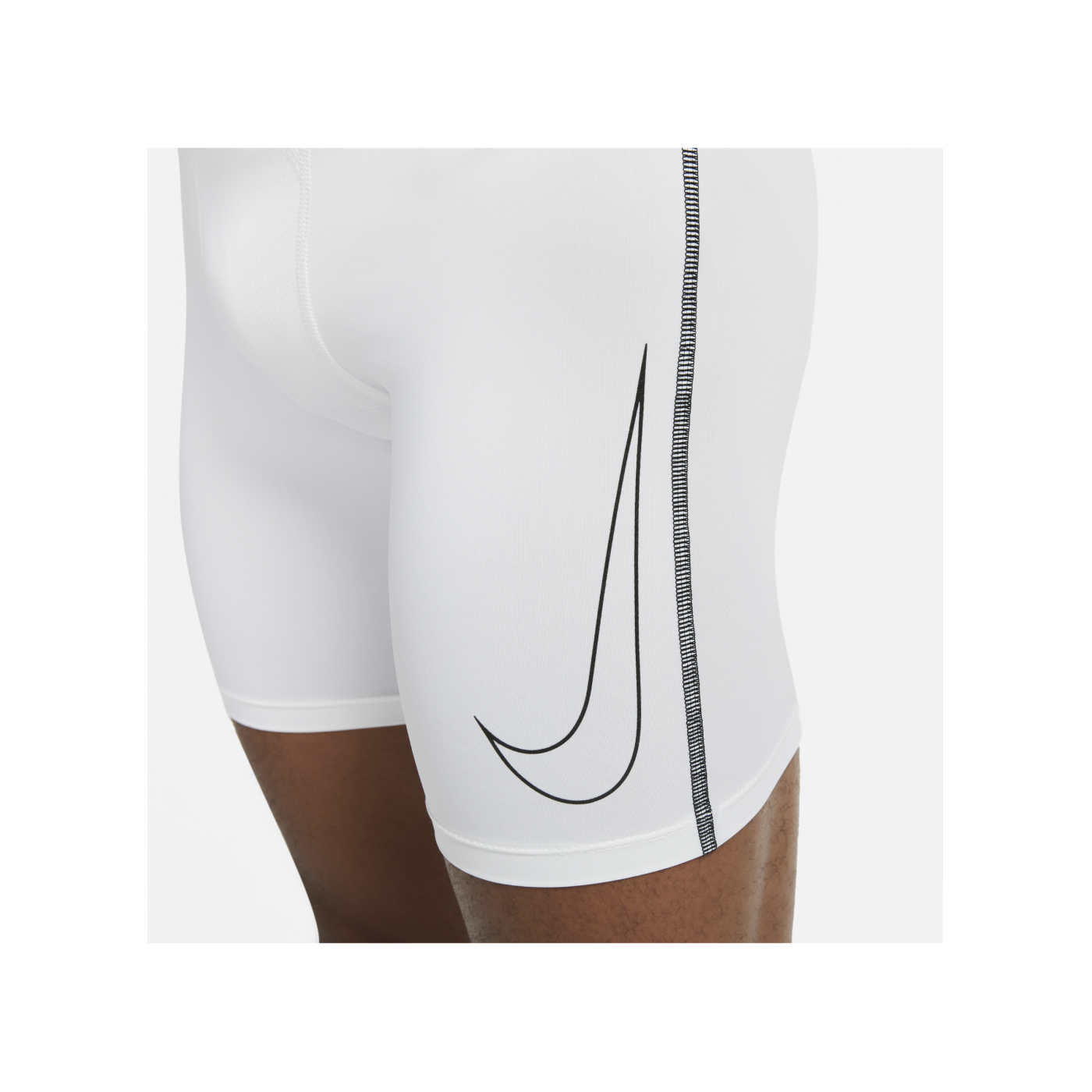 Nike Pro Short Weiss Schwarz F100