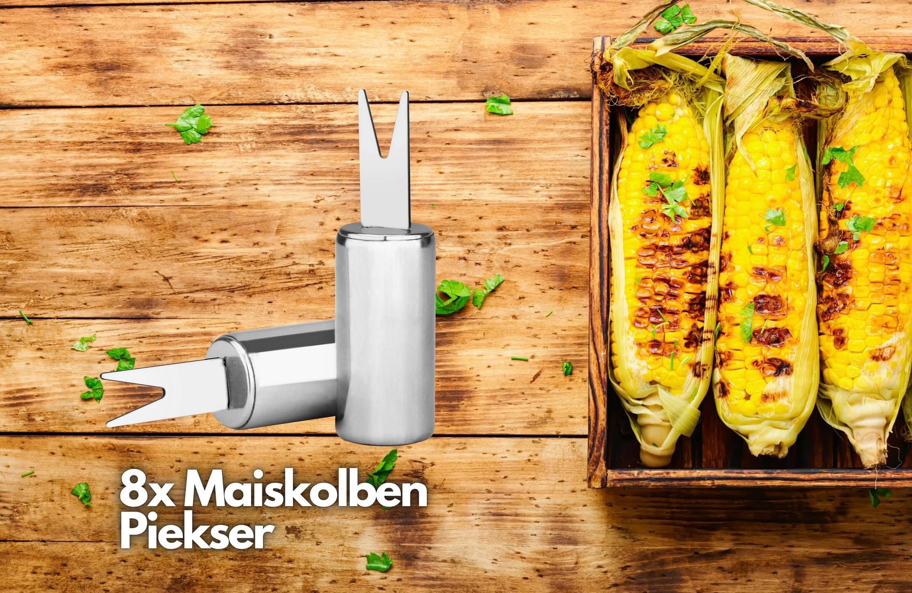 echos Grillbesteck-Set Eco-8090, (Set, 18 tlg., 18-teiliges Grillbesteck Set, Stabiler Alukoffer zur Aufbewahrung und zum Transport), 18-teiliges Grillbesteck Set, hochwertiges Edelstahl, Stabiler Alukoffer, Geschenkset