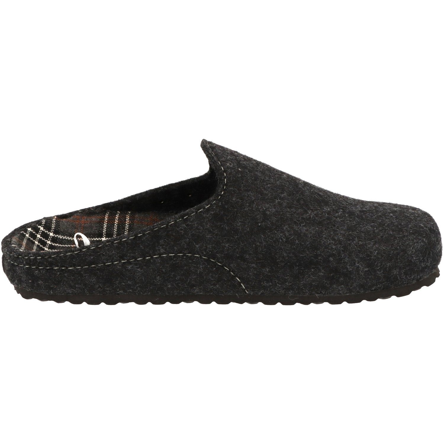 SUPERSOFT Herren Schuhe Clogs 511-086 Filz klassische Pantoffeln Hausschuh gepolstert