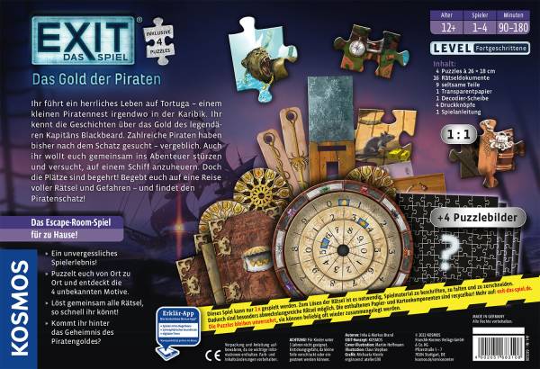 EXIT - Spiel+Puzzle - Das Gold der Piraten
