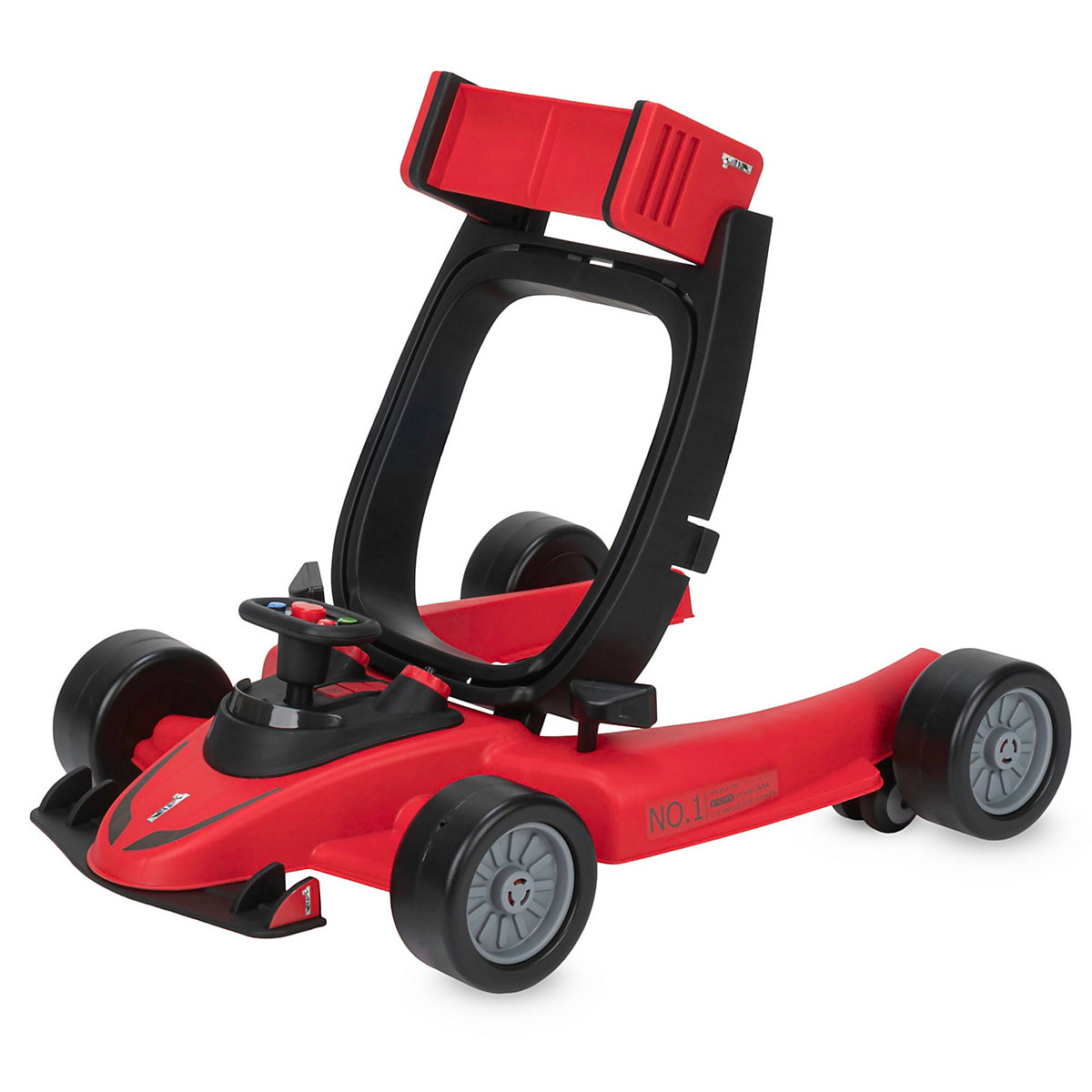 Lauflernhilfe Lauflernwagen Gehfrei mit Sound 2 in1  LITTLE SPEEDSTER 70 x 62 x 40 cm