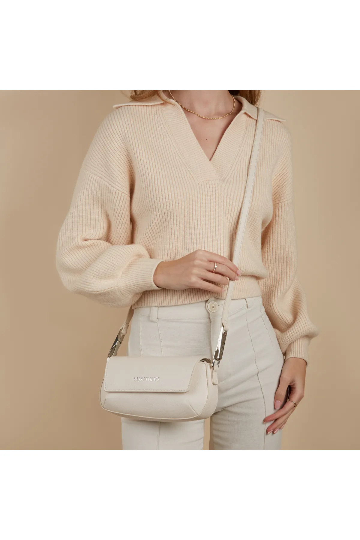 Valentino  Valentino Bags Conscious Re Beige Umhängetasche VBS79D01ECRU
