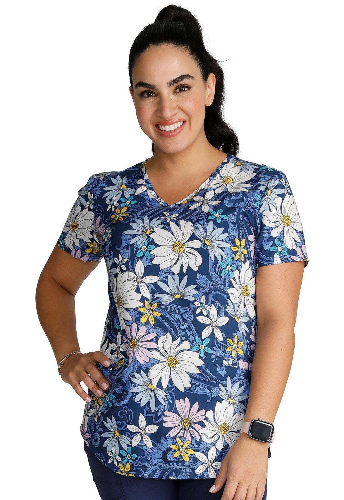 Cherokee Funktionsbluse Bunt bedruckter Damen Kasack 