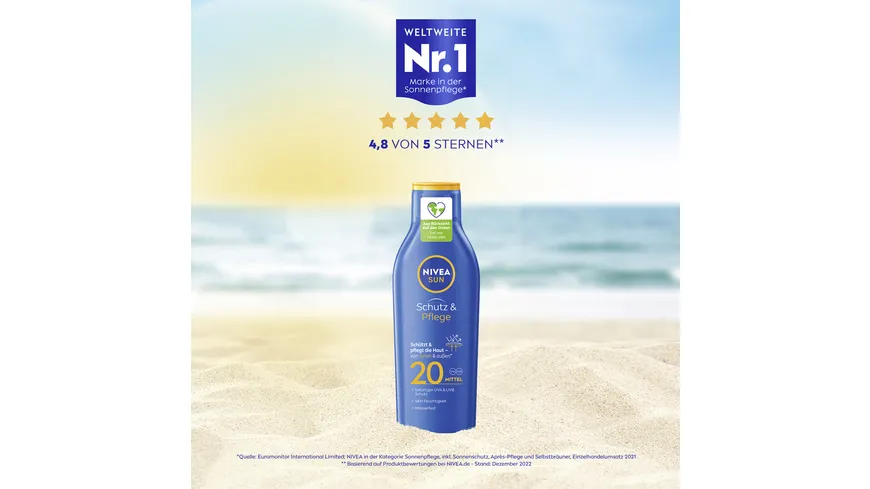 NIVEA SUN Sonnenmilch LSF 20 250 ml
