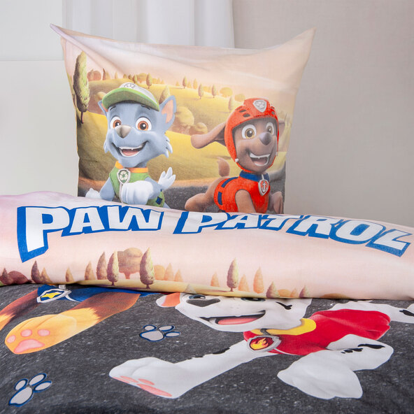 Bettwäsche Paw Patrol, 135 x 200 cm, anthrazit