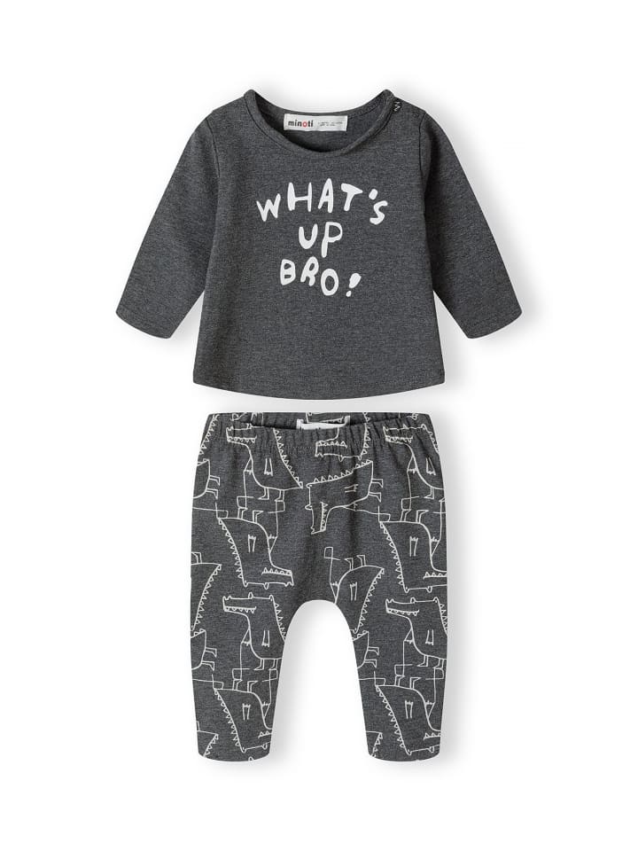 Minoti 5tlg. Set: Body & Leggings LM SET 5 in grau günstig kaufen 92/98