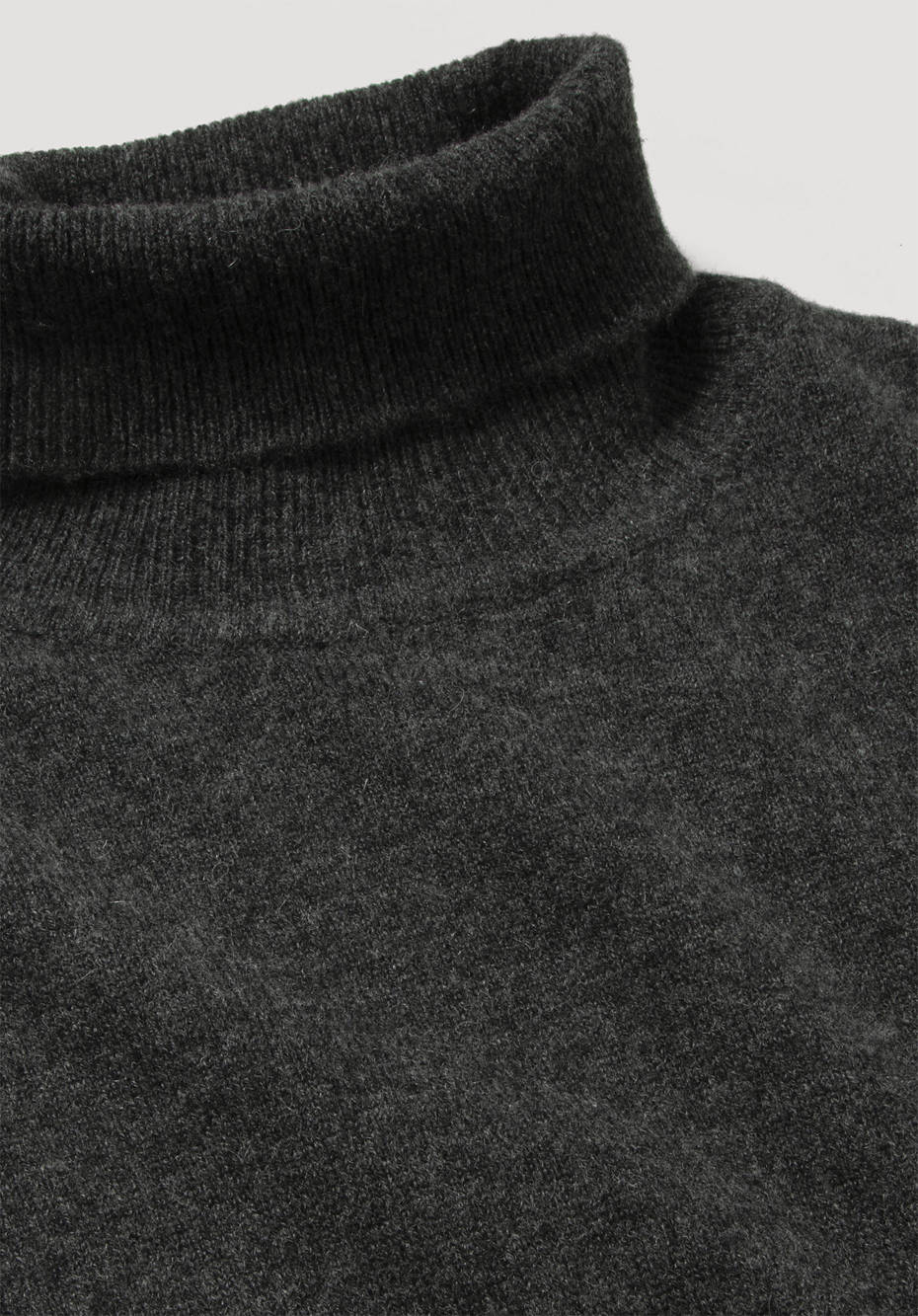 Rollkragen-Pullover aus Schurwolle mit Kaschmir