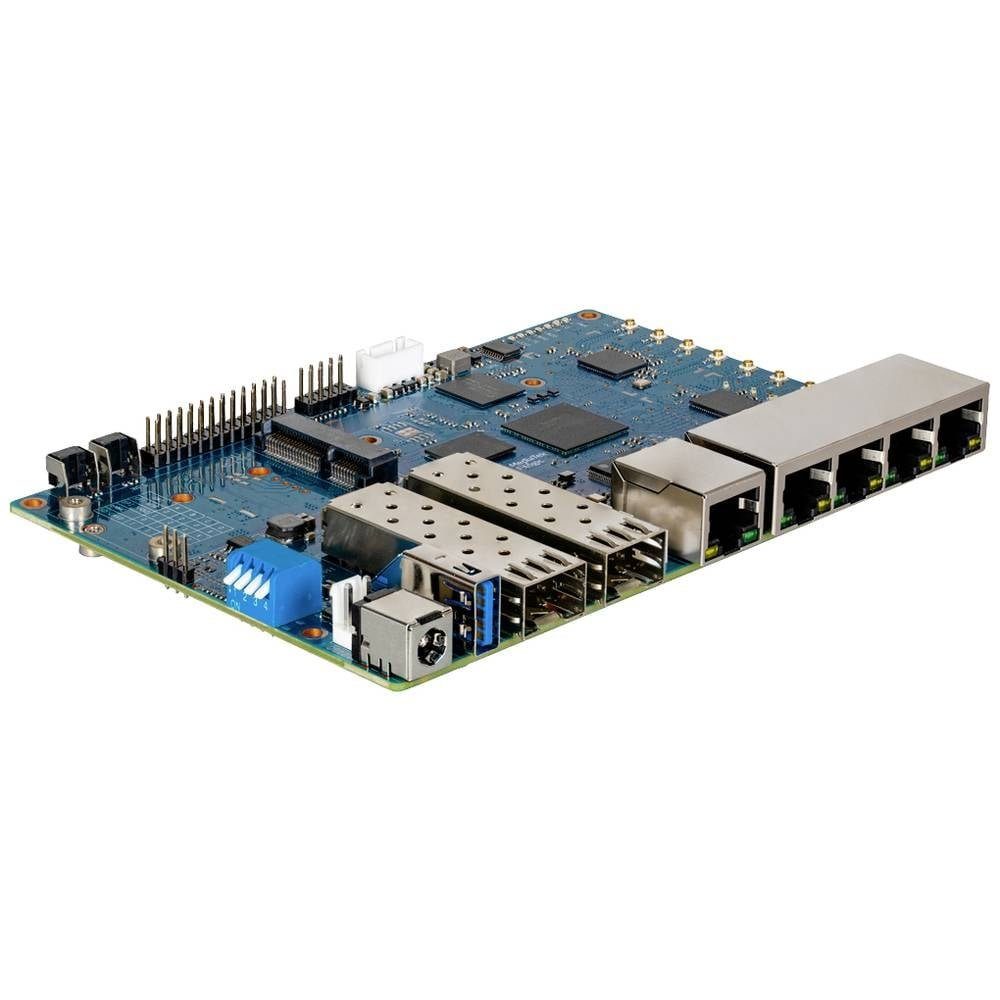 Banana PI - R3 - Open Source Router, WiFi6, 5G, 2GB-DDR4 Barebone-PC