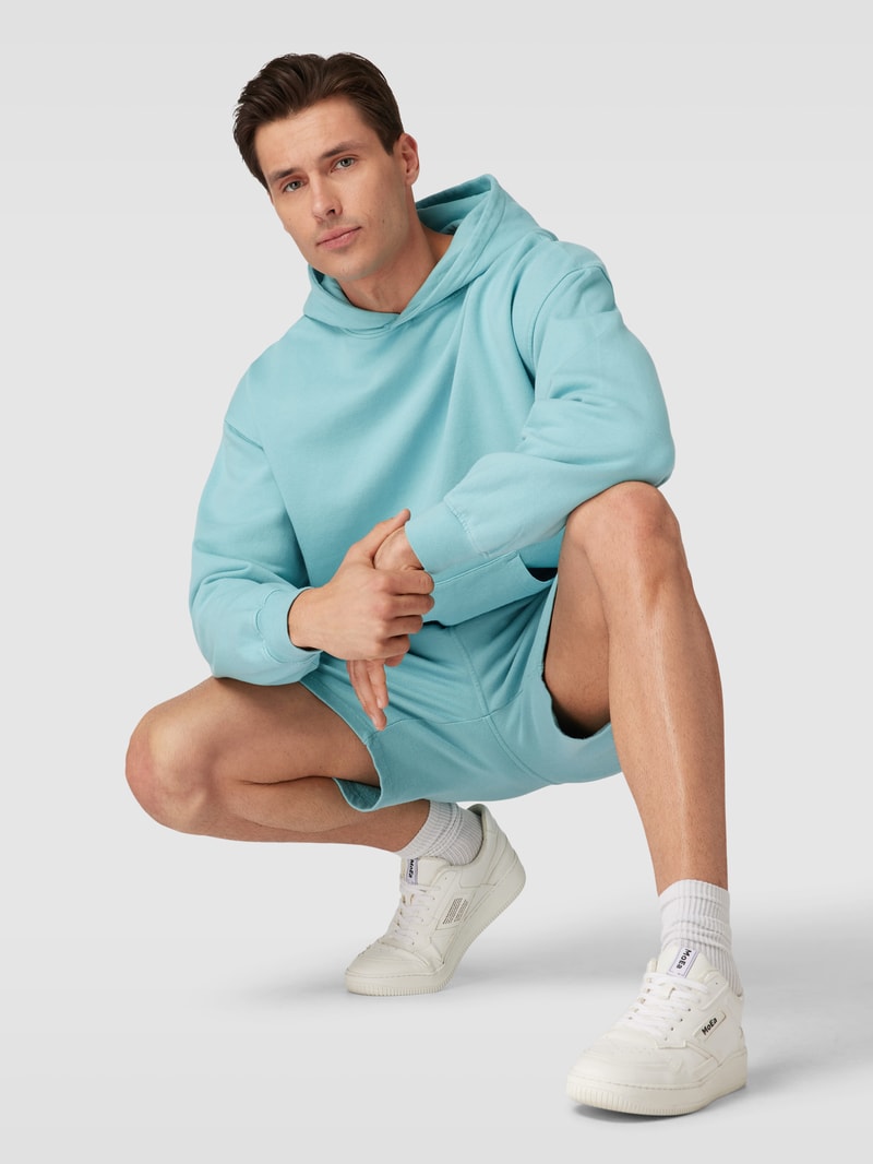 Herren Sweatshorts mit elastischem Bund in mint