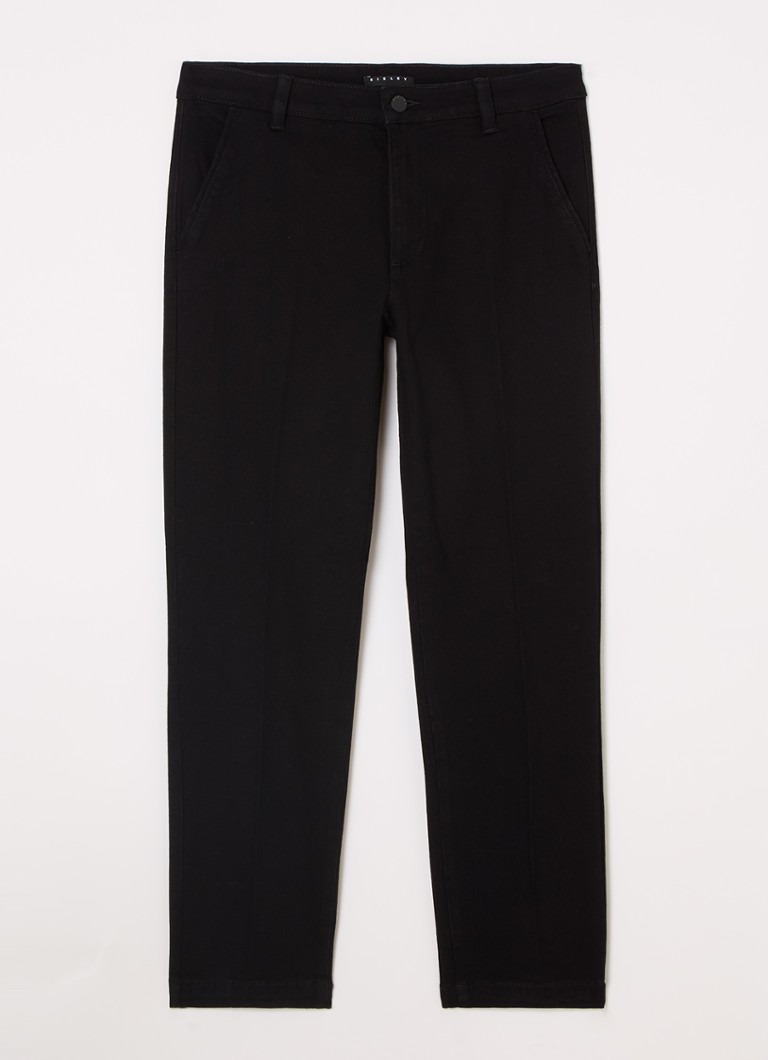 Τζιν Benetton slim fit με σκούρο πλύσιμο και ψηλόμεσο τελείωμα