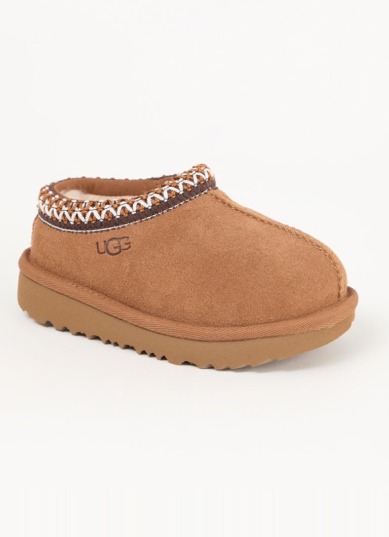 UGG Tasman suede slip-on with sheep wool