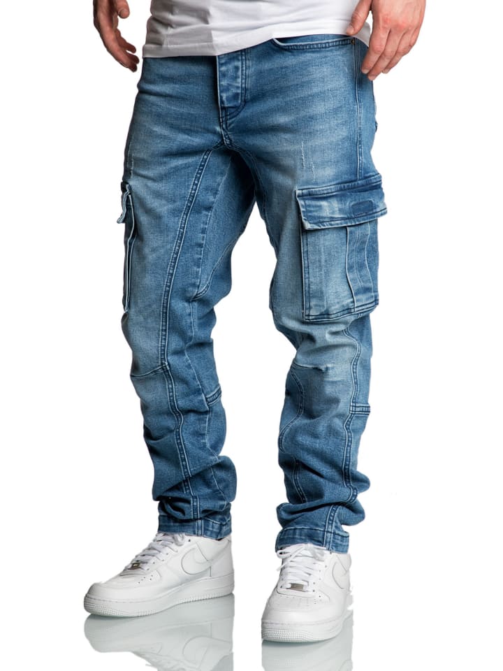 Amaci&Sons Jeans Regular Slim CARY in Hellblau günstig kaufen
