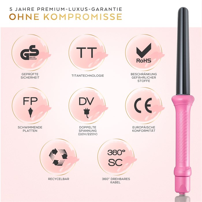 The Pink 18-25 mm Curler