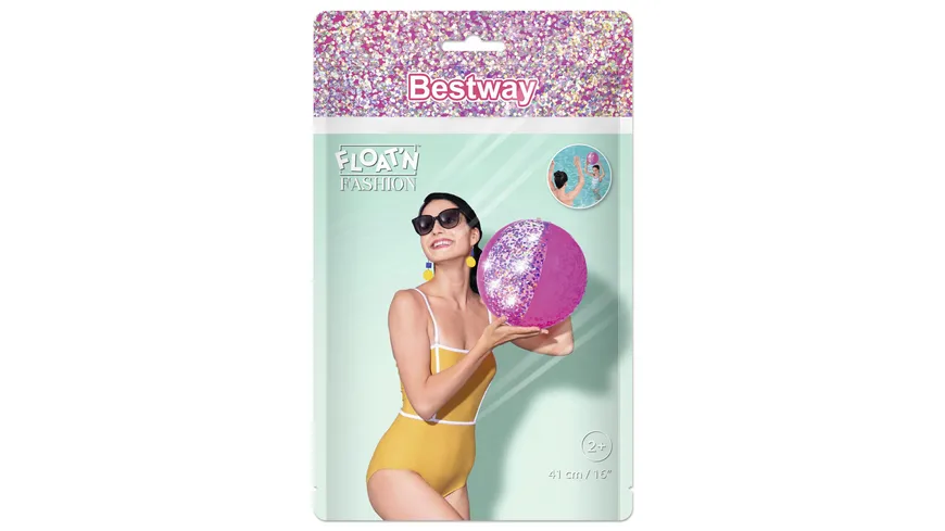 Bestway - Wasserball Glitter Fusion, sortiert, 1 Stück