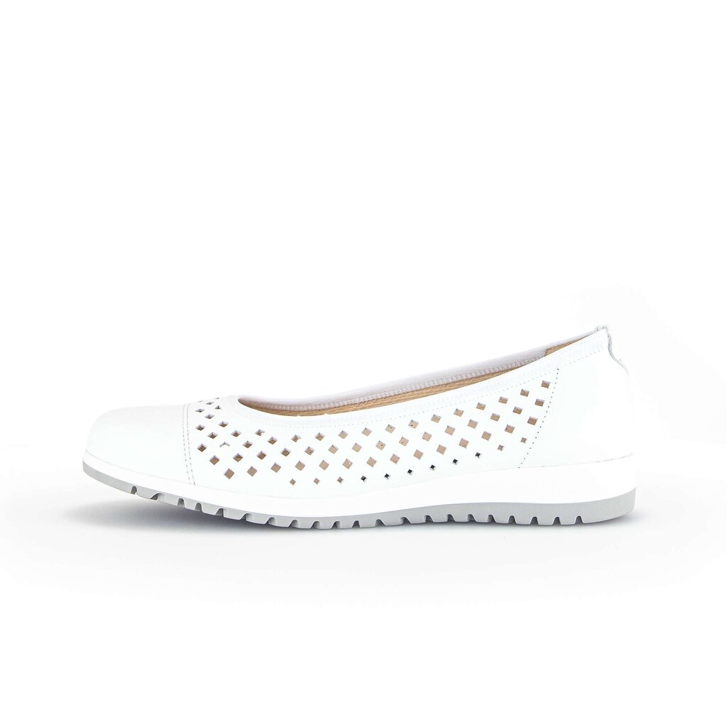 Gabor comfort Sportliche Ballerina weiß