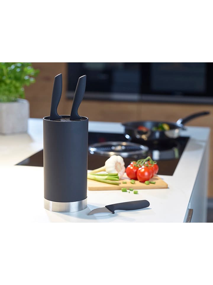 Echtwerk 4tlg. Küchenmesser-Set in Schwarz/ Silber günstig kaufen onesize