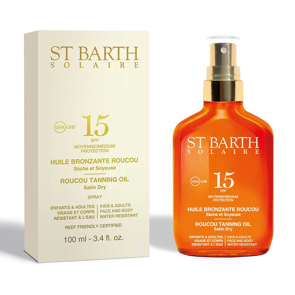Ligne St. Barth Sonnenpflege & Sonnenschutz Roucou Bräunungsöl SPF 15