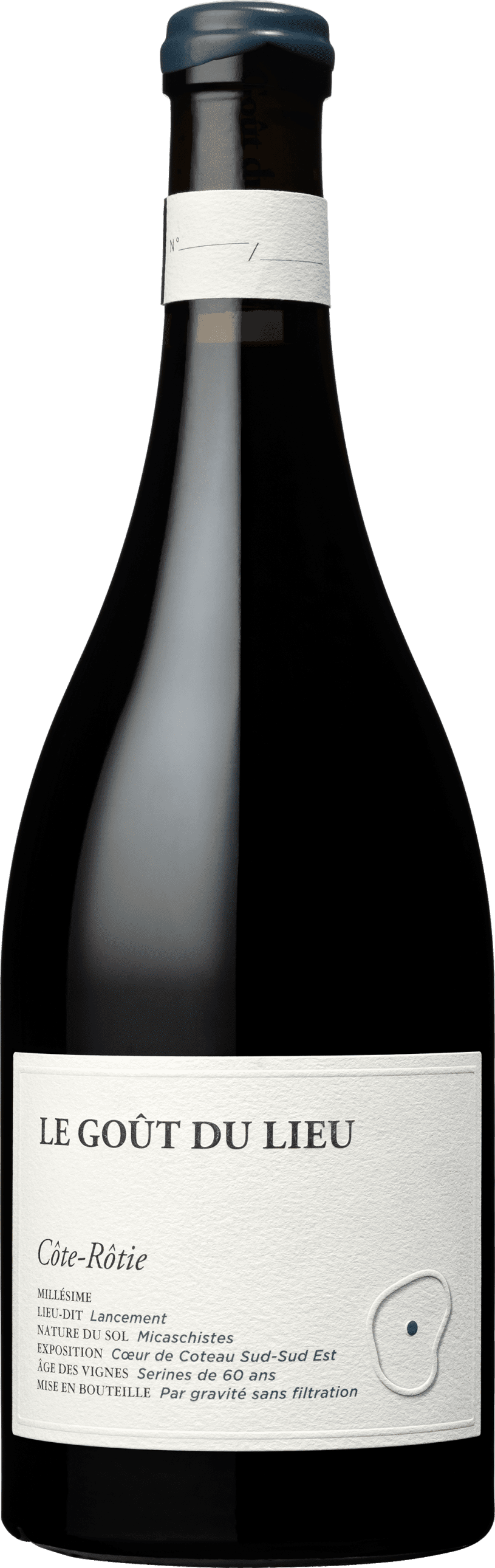 Michel Tardieu - Nordrhone:  Le Goût du Lieu - Cote Rotie lieu-dit  Lancement 2020