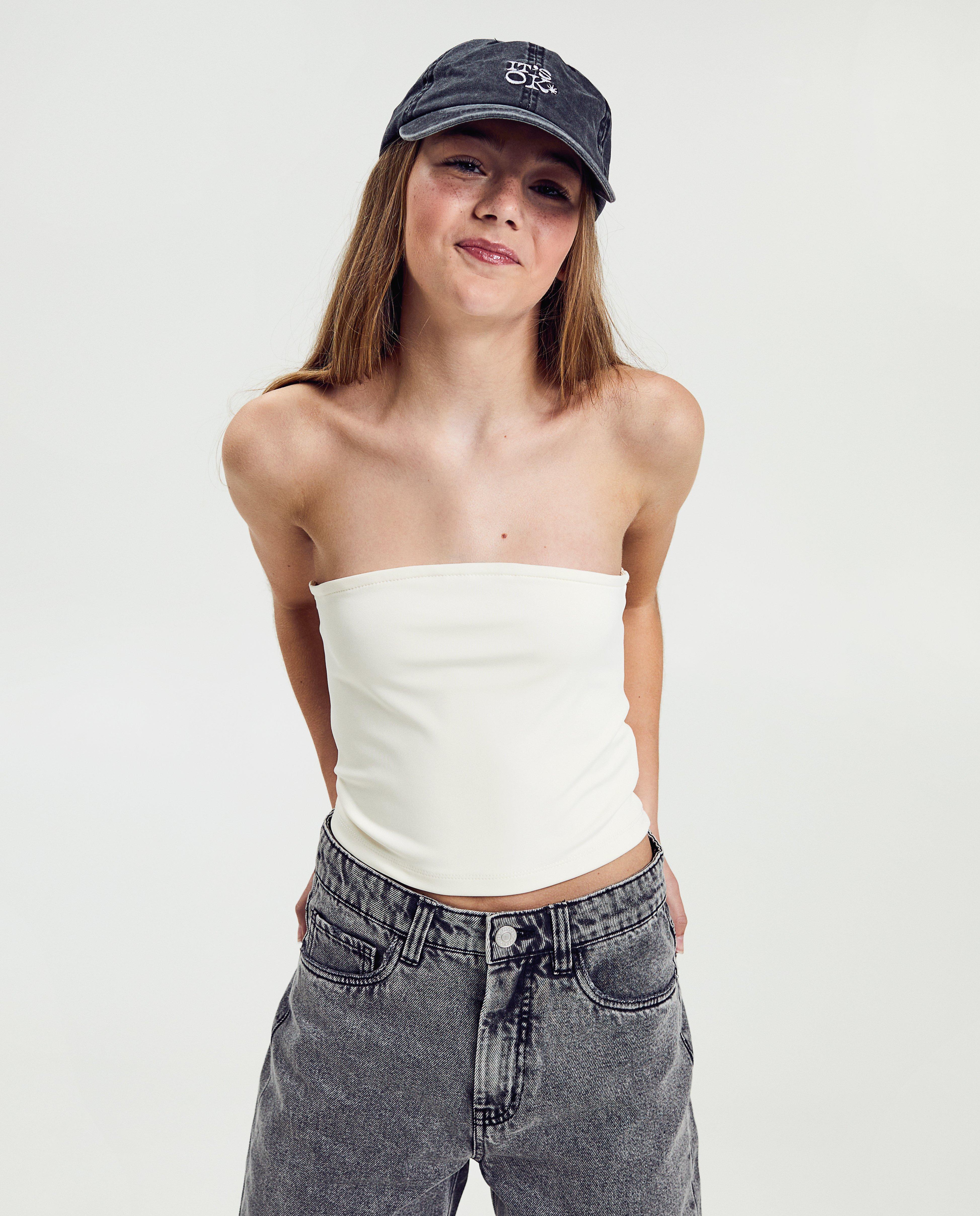 Top tip bandeau Groggy Witte cu