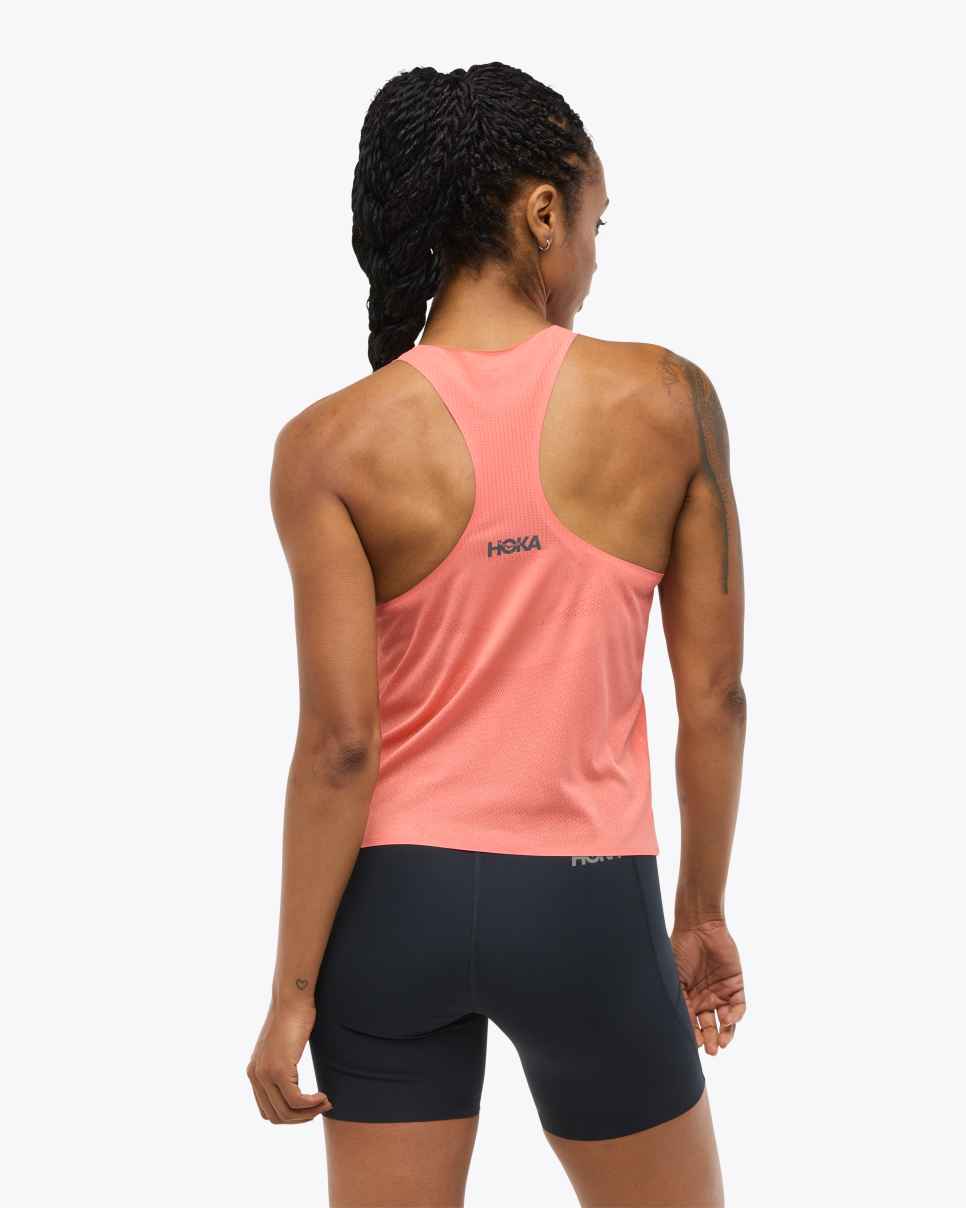 Race Day Singlet Grapefruit