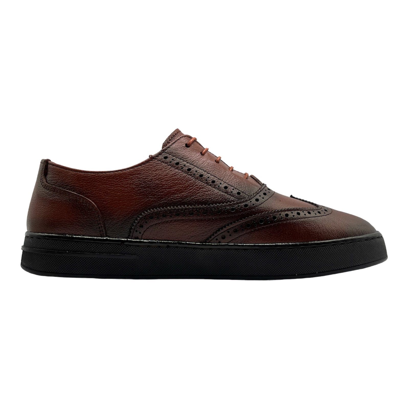 Humes Businessschuh Brauner Schnürschuh aus echtem Leder Halbschuhe Schnürschuh