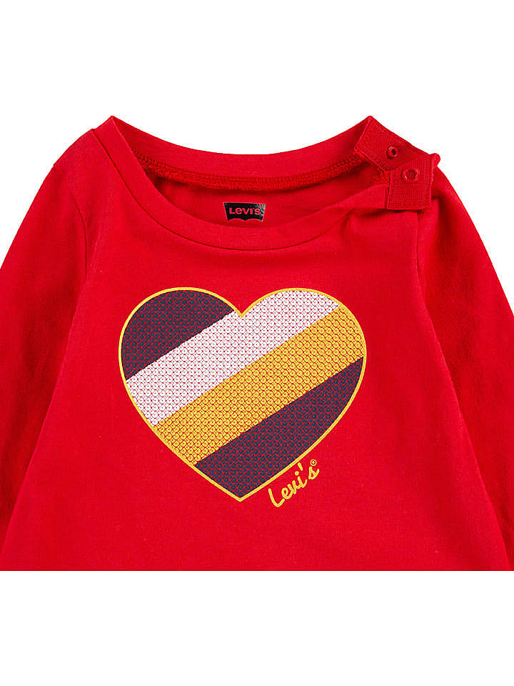 Levi's Kids Longsleeve in Rot günstig kaufen 86