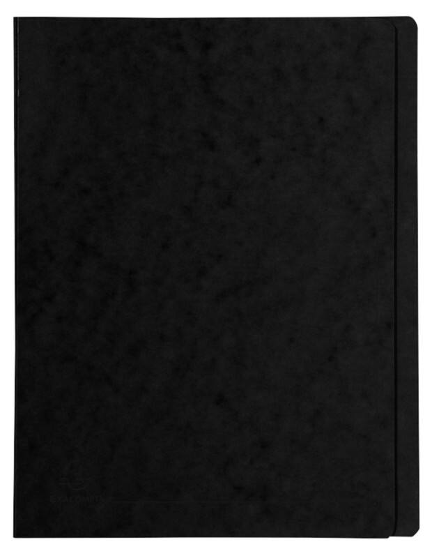 Exacompta Schnellhefter 39991E DIN A4 Pressspankarton meliert 27,2 (B) x 0,2 (T) x 31,8 (H) cm Schwarz 25 Stück