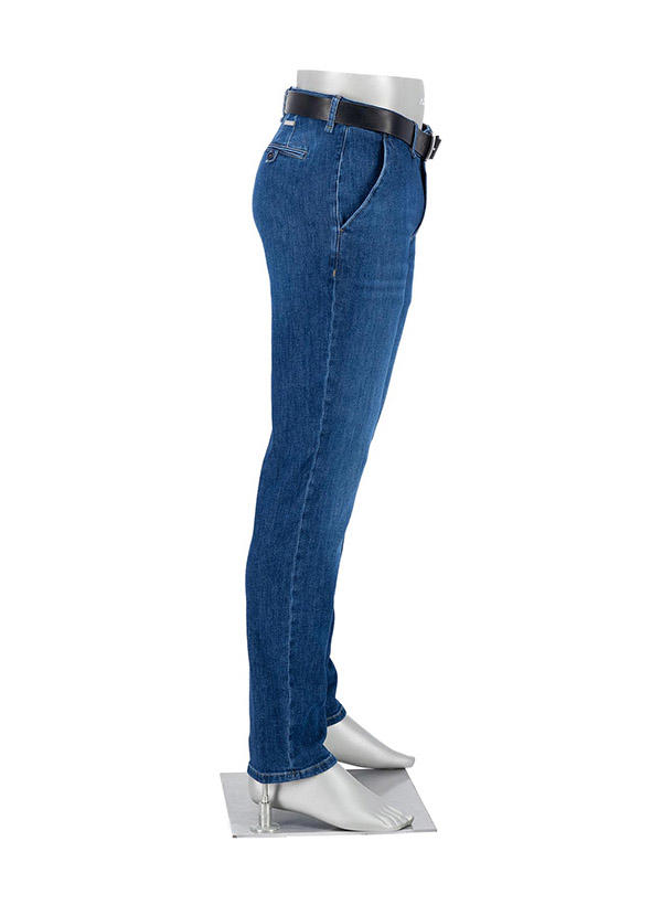 Alberto, Jeans Lou, Regular Fit, Kaschmir-Baumwolle, blau