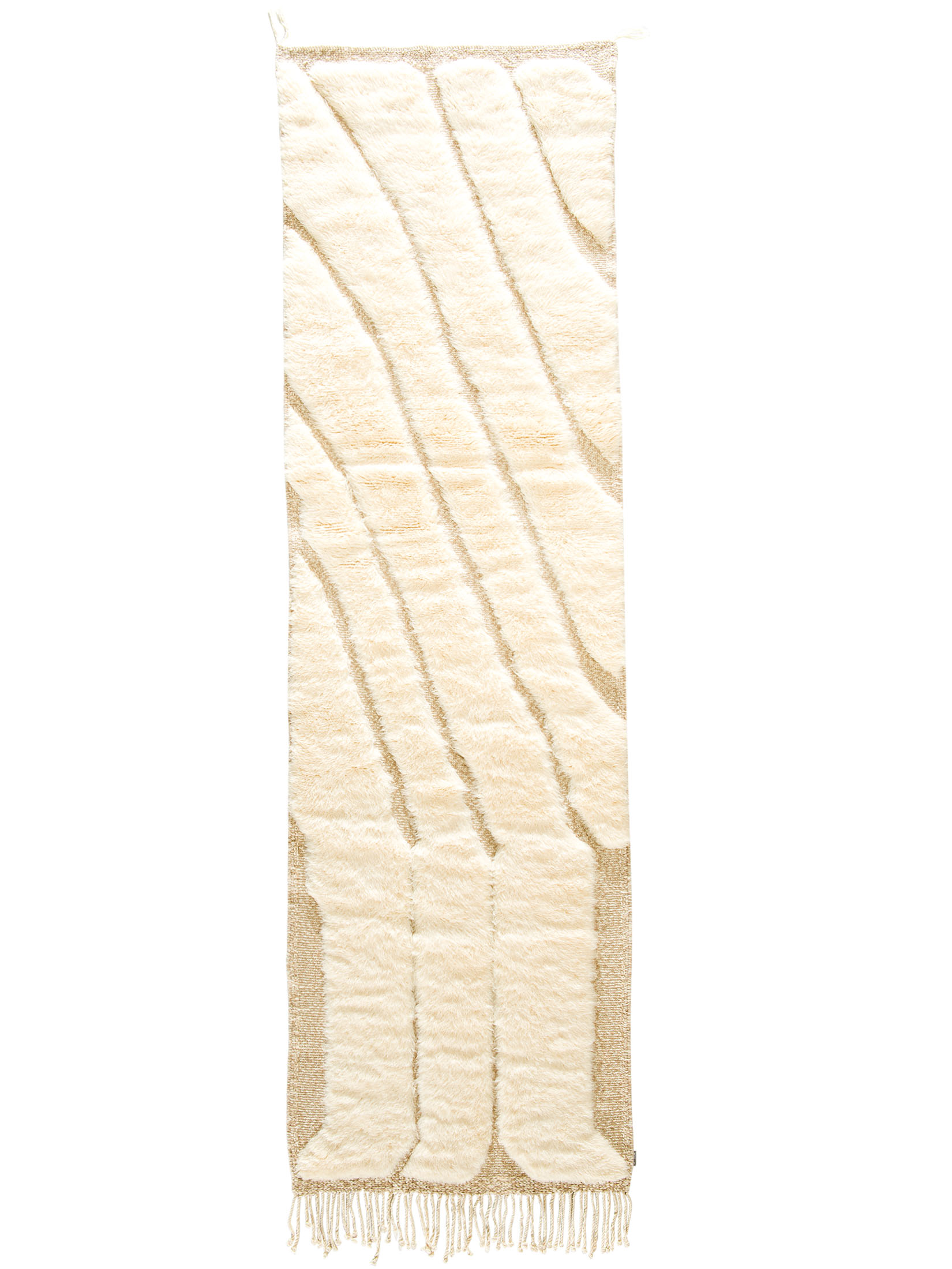 Beni Ourain ca. 90 x 307 cm, Unikat / Einzelstück