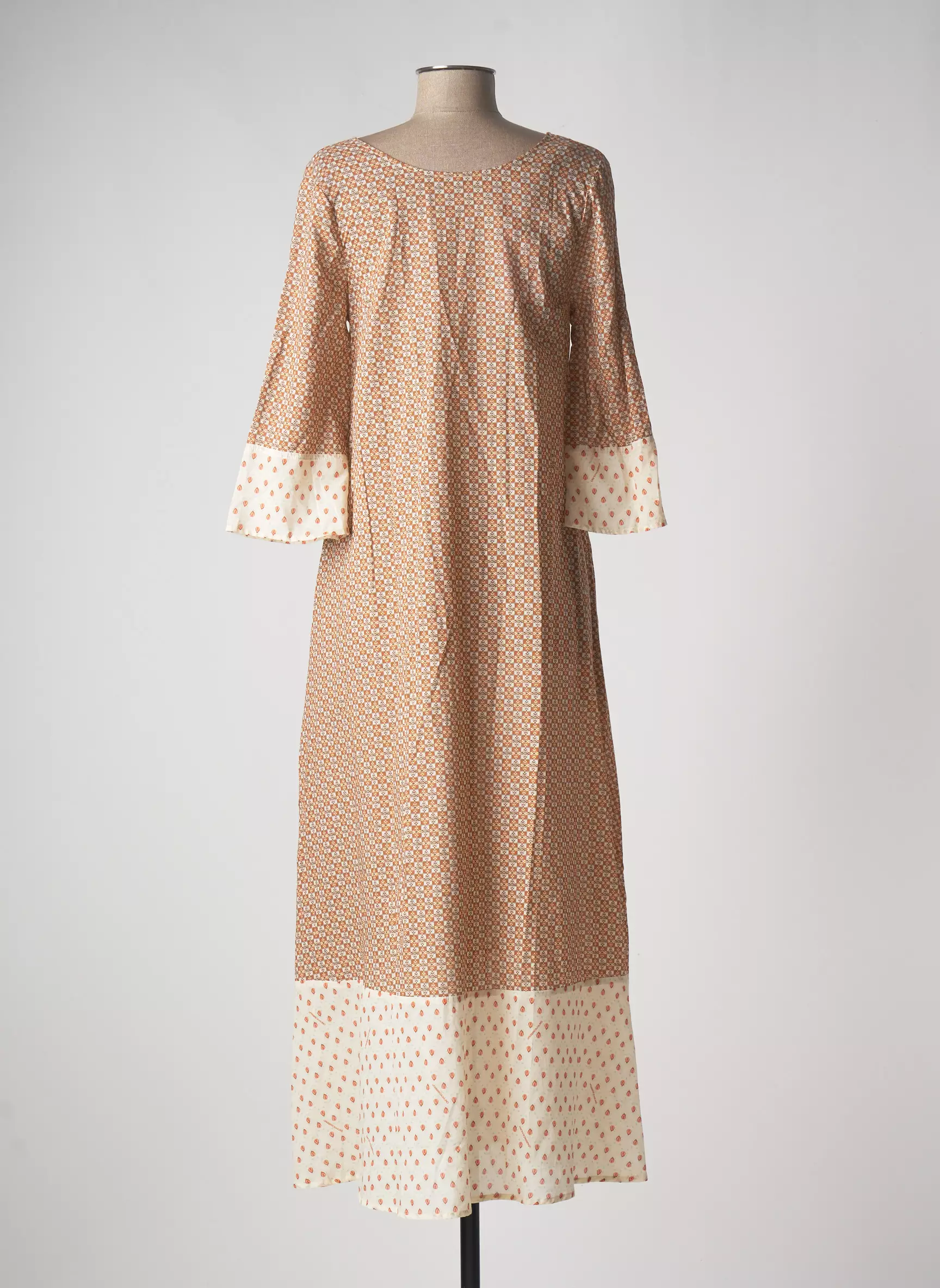 La Fabbrica Del Lino Robes Longues Femme couleur marron