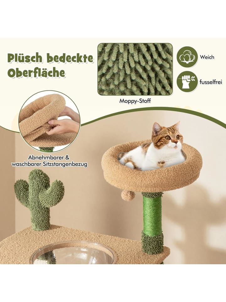 COSTWAY Kratzbaum Kaktus 150cm in Grün günstig kaufen onesize