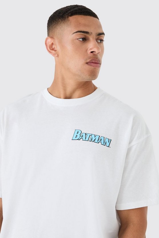 Oversize T-Shirt mit lizenziertem Dc Batman Print