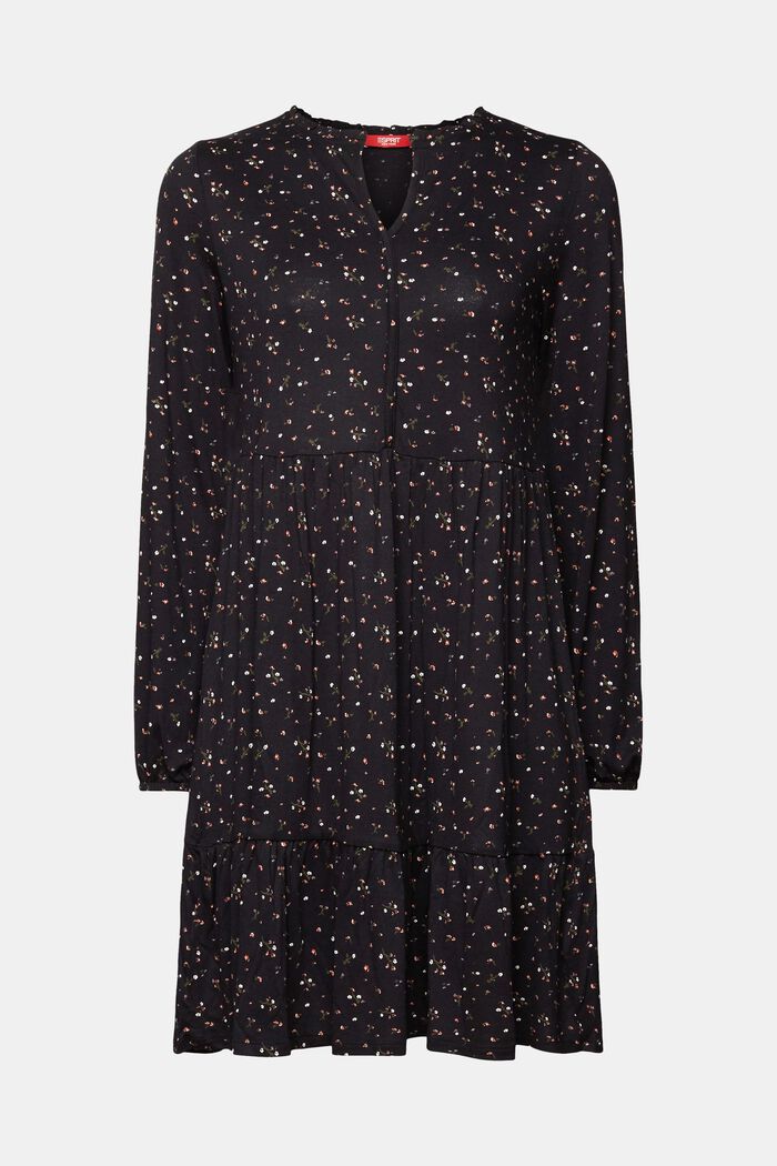 Kleid aus Crêpe-Jersey, LENZING™ ECOVERO™