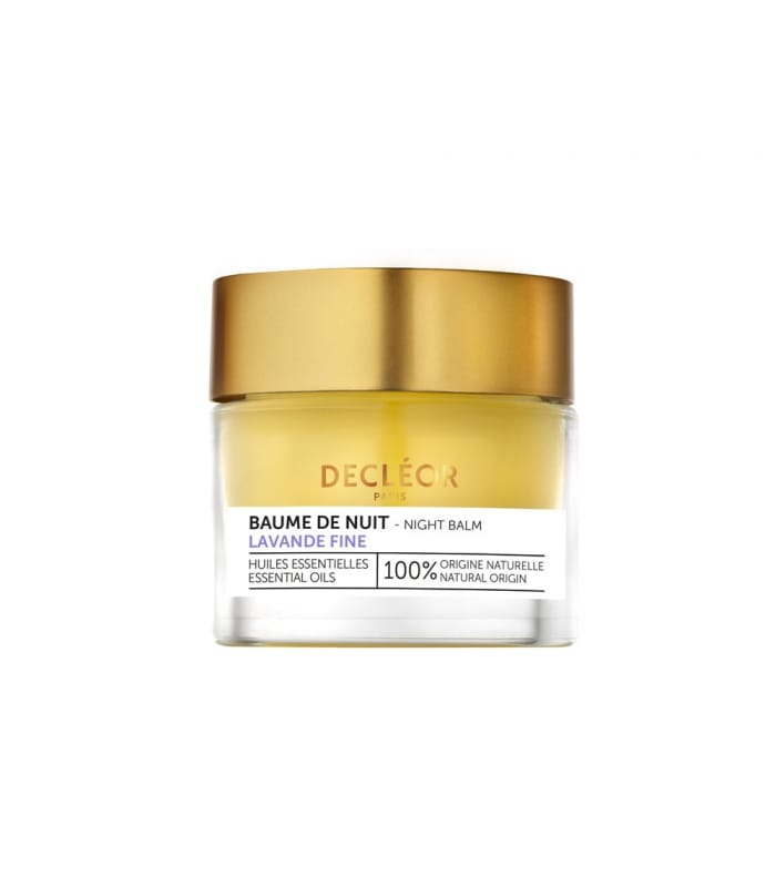 DECLÉOR-BAUME DE NUIT LAVANDE FINE-Crème de Nuit Visage Anti-âge Anti-Rides